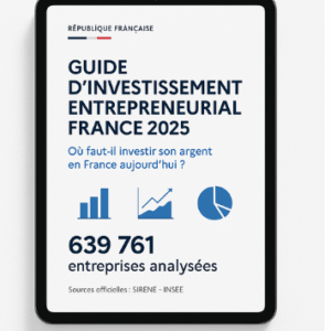 Image produit d'un guide du site sirenscope permettant d'investir en france